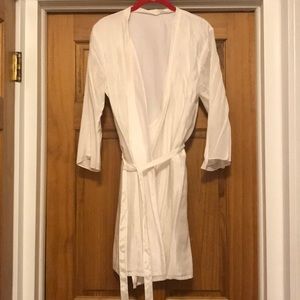 Lined custom bridal robe